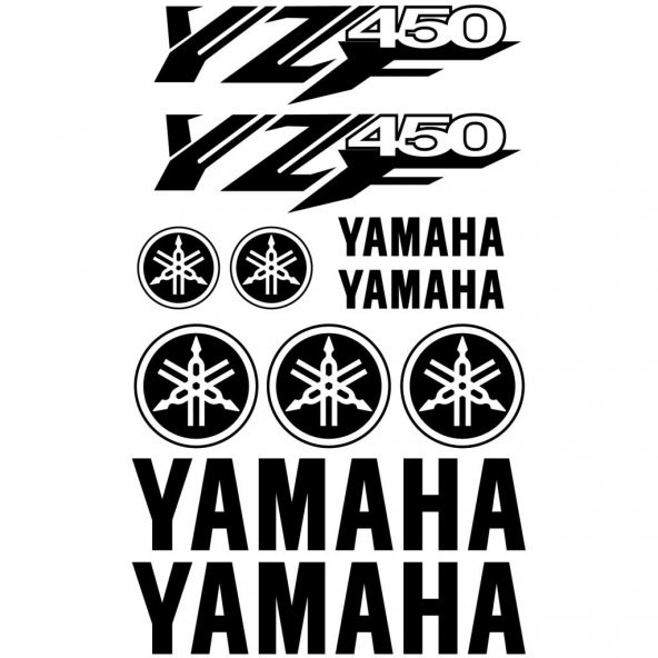 Sticker Masters Yamaha Yzf 450 Sticker Set ürün görseli 1