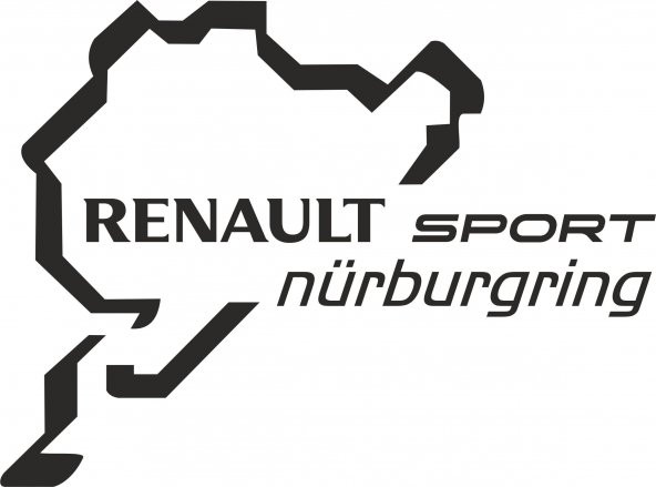 Sticker Masters Nürburgring Renault Sticker ürün görseli 1