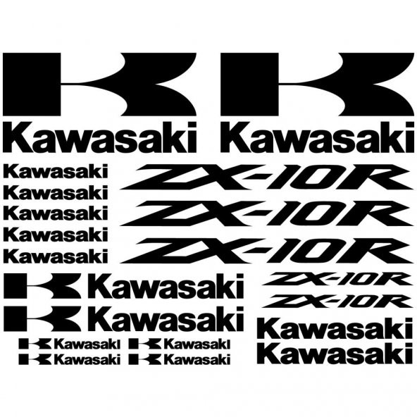 Sticker Masters Kawasaki ZX-10r Sticker Set ürün görseli 1