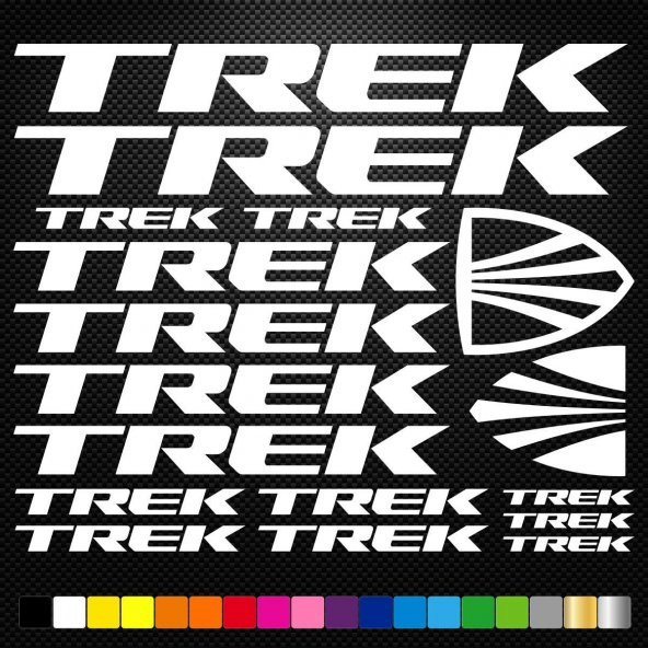 Sticker Masters Trek Bisiklet Sticker Set Etiket ürün görseli 1