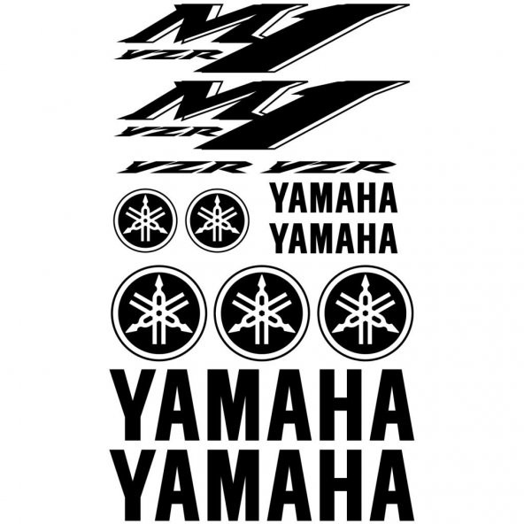 Sticker Masters Yamaha YZR M1 Sticker Set ürün görseli 1