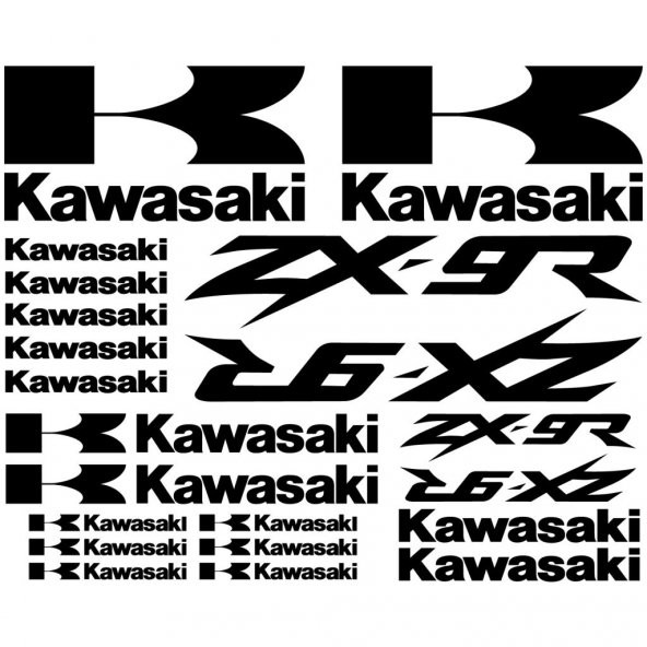 Sticker Masters Kawasaki ZX-9r Sticker Set ürün görseli 1