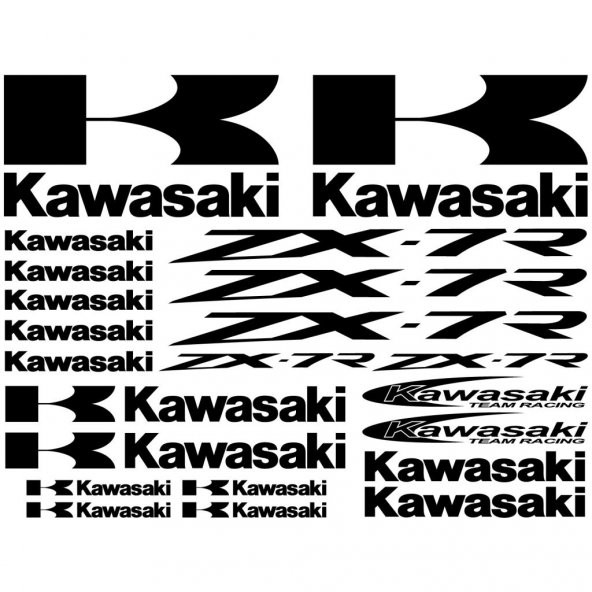 PTTAVM: Sticker Masters Kawasaki ZX-7r Sticker Set
