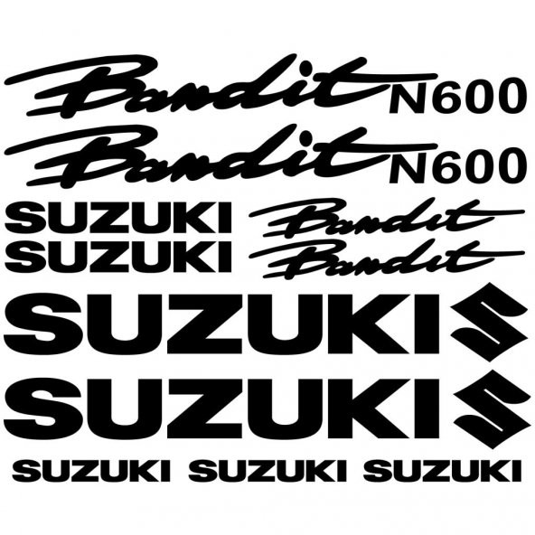 Sticker Masters Suzuki N600 Bandit Sticker Set ürün görseli 1