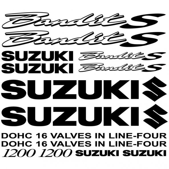 Sticker Masters Suzuki 1200 Bandit Sticker Set 1 ürün görseli 1