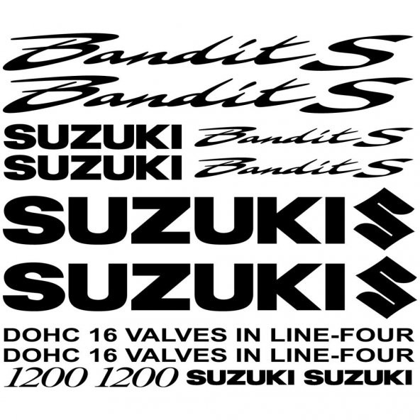 Sticker Masters Suzuki 1200 Bandit S Sticker Set ürün görseli 1