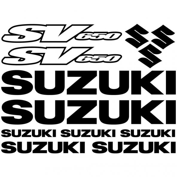 Sticker Masters Suzuki SV650 Sticker Set ürün görseli 1