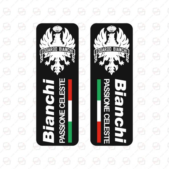 Sticker Master Bianchi Bisiklet Maşa Etiket Çıkartma Yapıştırma ürün görseli 1