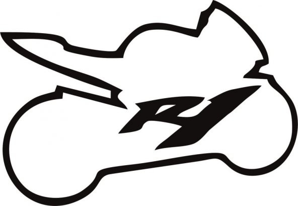 Sticker Masters Yamaha R1 Motor Sticker ürün görseli 1