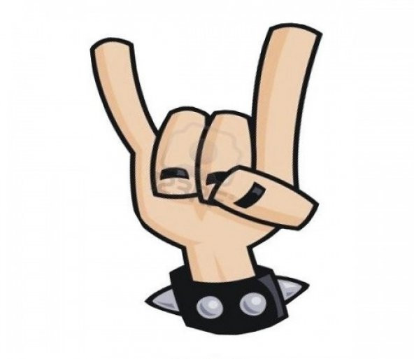 Sticker Masters Punk İşaret Sticker ürün görseli 1