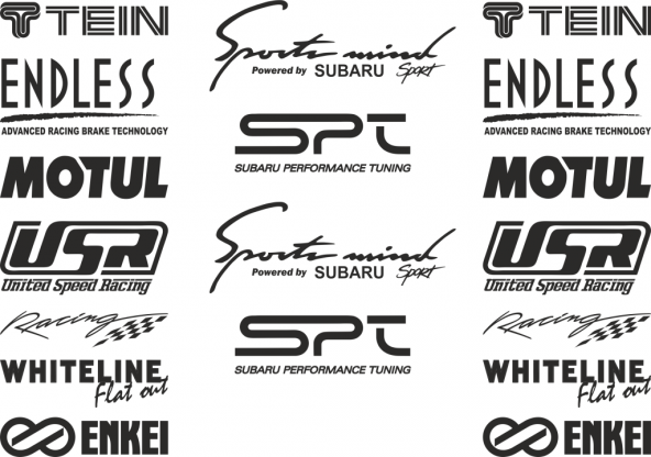 Sticker Masters Subaru Set Sticker 1 ürün görseli 1