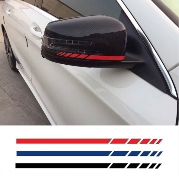 Sticker Masters Mercedes Ayna Kapağı Sticker ürün görseli 1