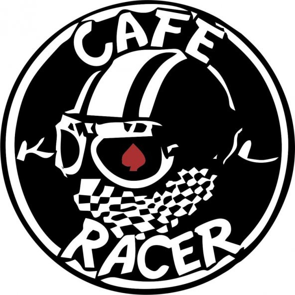 Sticker Master Cafe Racer Sticker2 Araba Oto Pc Bilgisayar Etiket Çıkartma ürün görseli 1