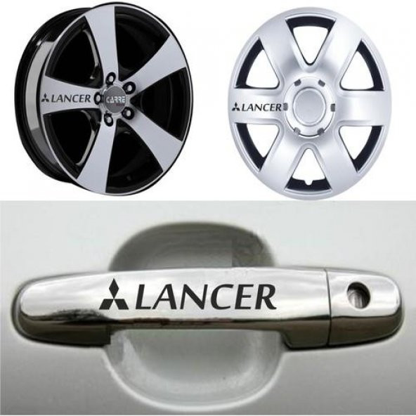 Sticker Masters Mitsubishi Lancer Kapı Kolu Jant Sticker ürün görseli 1