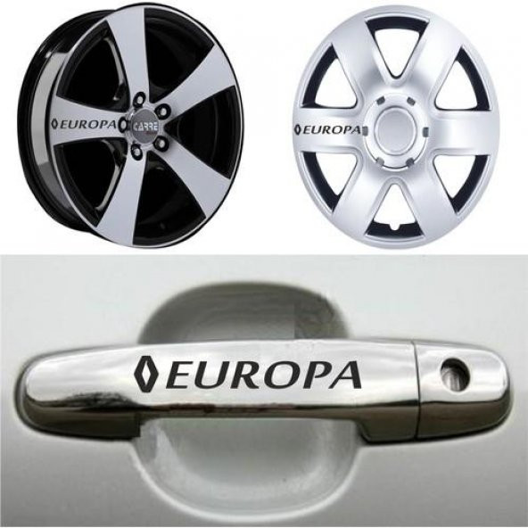 Sticker Masters Renault Europa Kapı Kolu Jant Sticker ürün görseli 1