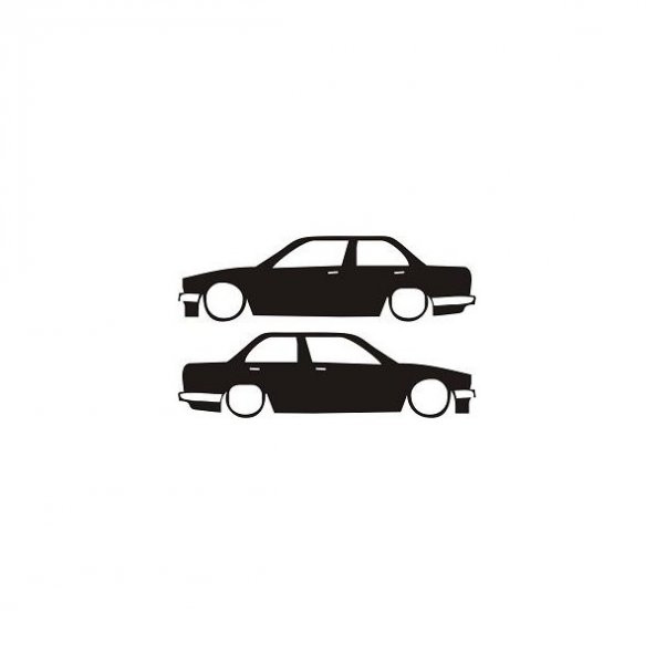 Sticker Masters Bmw E-30 Basık Araç Sticker ürün görseli 1