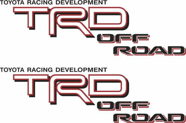Sticker Masters Toyota Jeep Trd Sticker Off Road ürün görseli 1