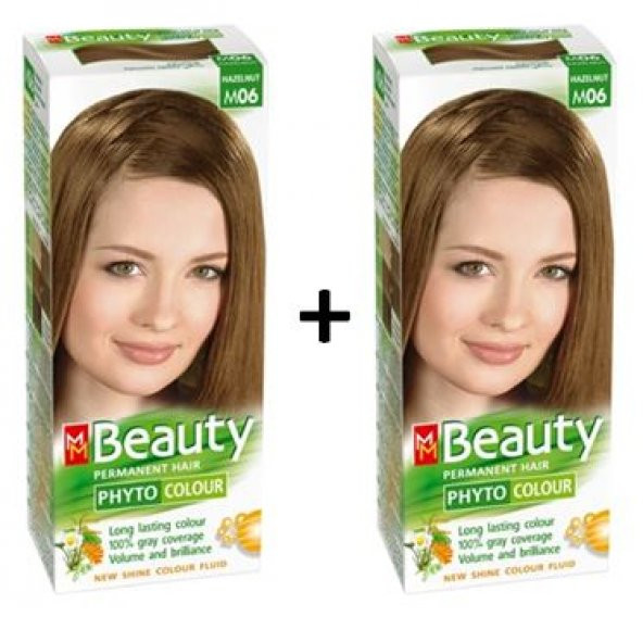 MM Beauty Bitkisel Saç Boyası Fındık Kabuğu M06- (2 ADET) ürün görseli 1