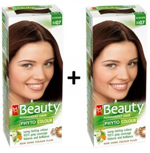 Beauty Doğal Bitkisel Saç Boyası M07 (Kestane) - 2 ADET ürün görseli 1