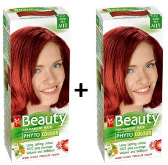 MM Beauty Bitkisel Saç Boyası Aşk Alevi M11 - 2 ADET ürün görseli 1