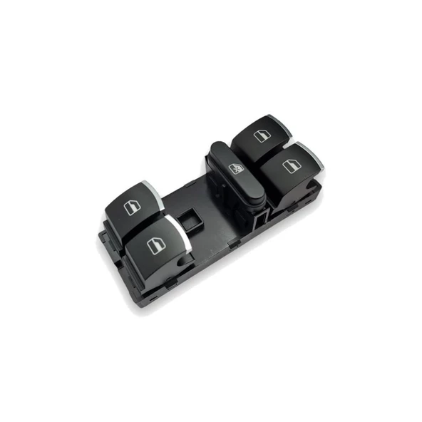Seat Leon 2 2006-2012 Sol Ön Cam Düğmesi Dörtlü Krom 5K4959857A ürün görseli 1