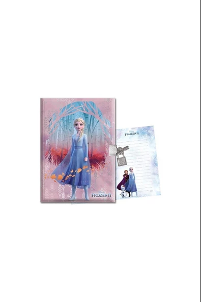 Keskin Color Hatıra Defteri Kilitli Frozen II 104 Yaprak 14x20 Cm ürün görseli 1