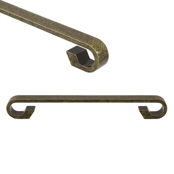 Piyano Eskitme Antik Sarı Metal (128 mm-12.8 cm) Mobilya Mutfak Çekmece Dolap Kulpu Kulbu Kulpları ürün görseli 1