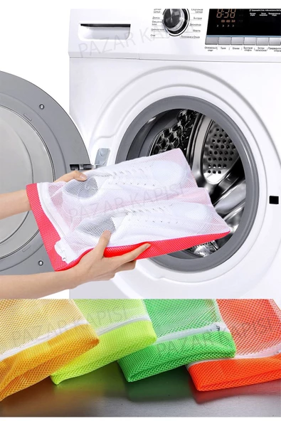 Lüks Fermuarlı Ayakkabı Yıkama Filesi ürün görseli 1
