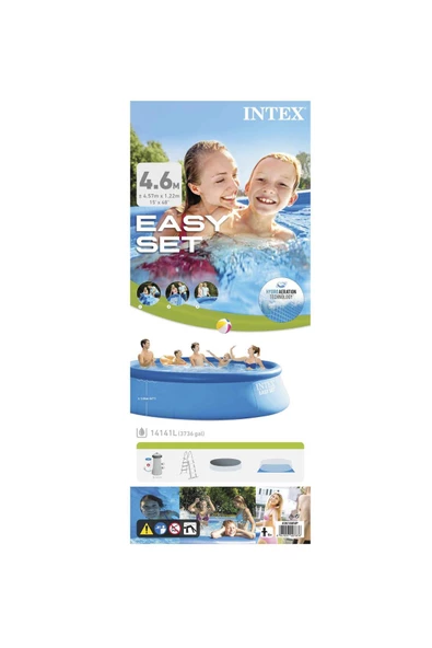 Intex Easy Set Havuz 457x122cm 26168 - Resim 3