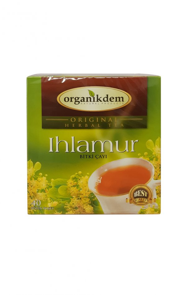 Organikdem Ihlamur Bitki Süzen Poşet Çay 2li 40 x 2 G ürün görseli 1
