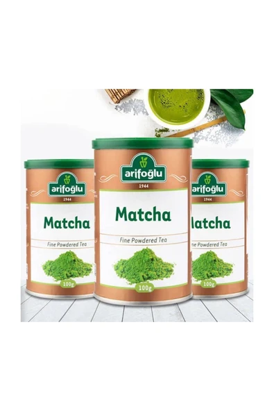 Arifoğlu Matcha Tozu Çayı 100g (3 Adet) ürün görseli 1