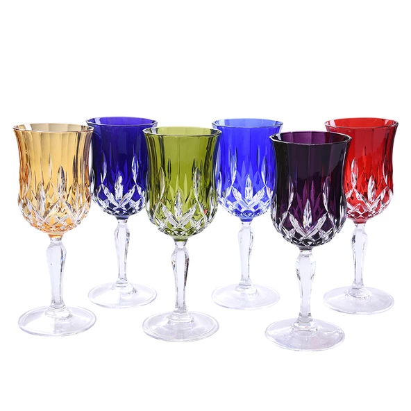 Decorium Kırmızı Şarap Kadehi 6 Prc Crıstallıne M03605 ürün görseli 1