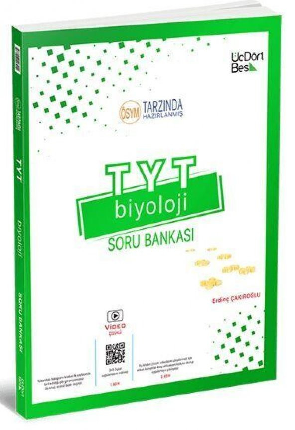TYT Biyoloji Soru Bankası Üç Dört Beş Yayınları ürün görseli 1