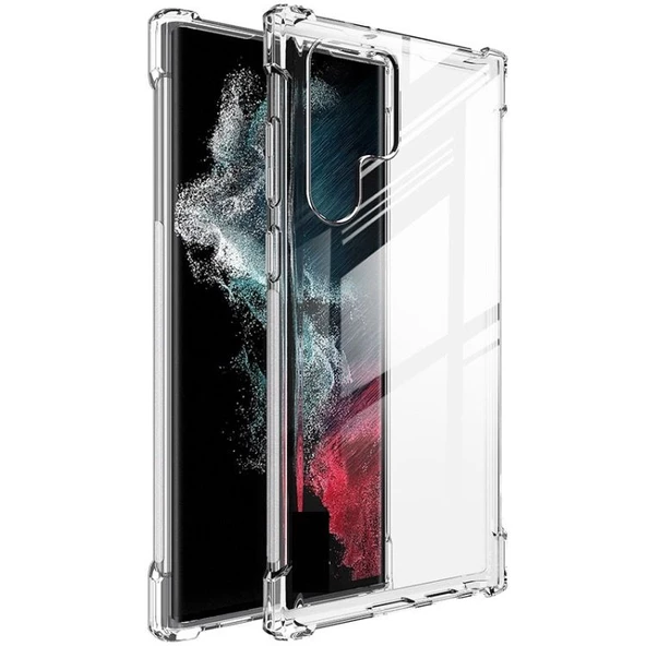 Gpack Samsung Galaxy S22 Ultra Kılıf AntiShock Koruma Sert SilikonFull Nano Ekran ürün görseli 1
