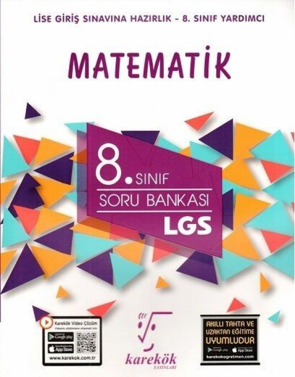 8.Sınıf LGS Matematik Soru Bankası Karekök Yayınları ürün görseli 1