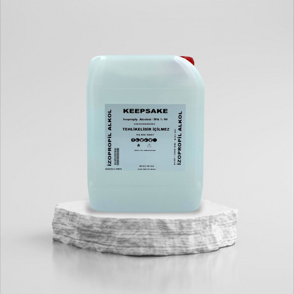 Keepsake 10 Litre İzopropil Alkol %99 Saf İpa İzopropil Alkol ürün görseli 1