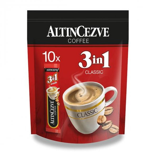 3ü1 Arada Classic 10 lu Paket (Tek İçimlik) 15 Gr x 10 Adet ürün görseli 1