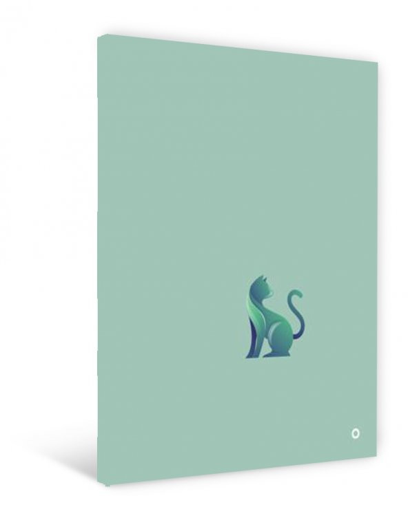 Motivasyon Defter Kedicik Yeşil ürün görseli 1
