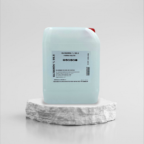 EVYAP  5 Litre Saf Bitkisel Gliserin 1. Kalite %99.7 ürün görseli 1