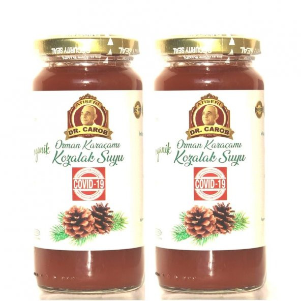 ATIŞERİ MERSİN ZİRAAT ORGANİK KARAÇAM KOZALAK SUYU 2Lİ SET (2X230GR) ürün görseli 1