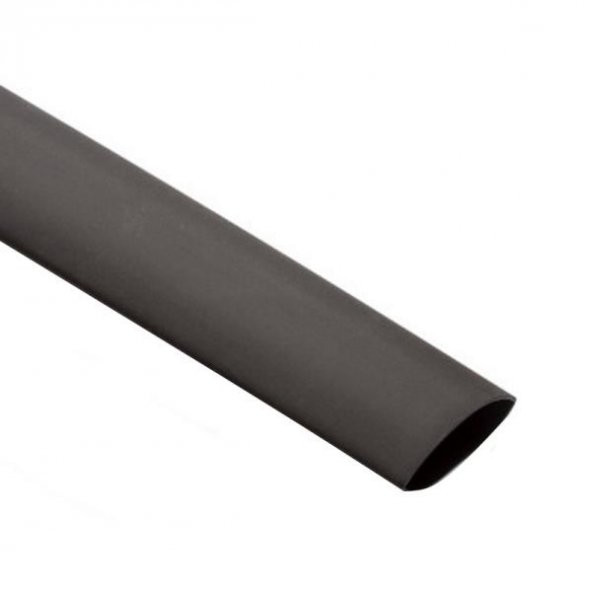 Isı ile 2/1 Daralan Makaron 9.5 mm - Siyah - 100 Metre ürün görseli 1