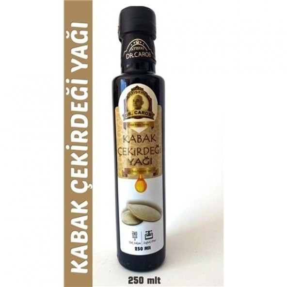 ATIŞERİ MERSİN ZİRAAT DR CAROB SOĞUK PRES KABAK ÇEKİRDEĞİ YAĞI ürün görseli 1