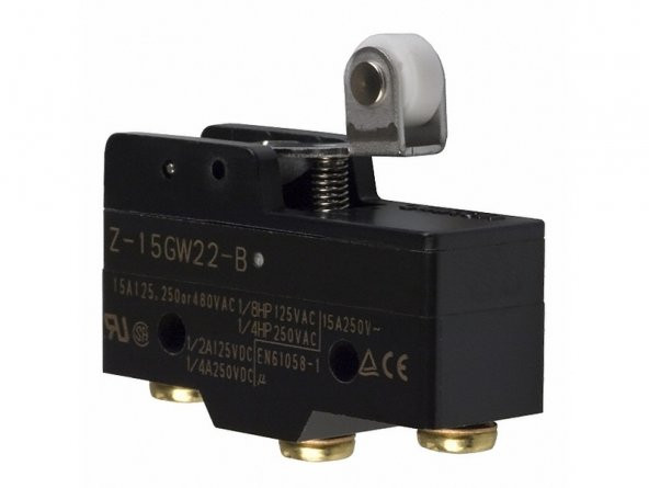 Z-15GW22-B Kısa Makaralı Mikro Switch ürün görseli 1