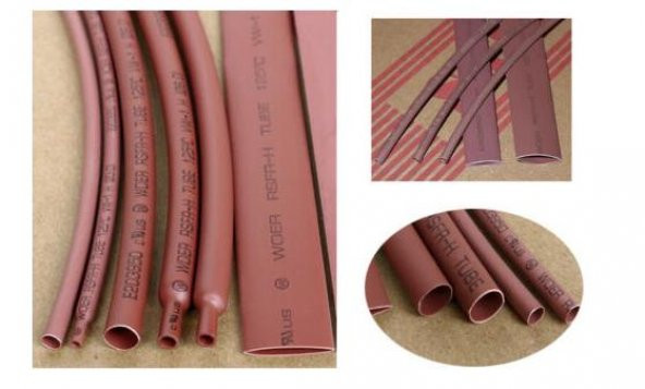 Isı ile 2/1 Daralan Makaron 1.5 mm - Kahverengi - 200 Metre ürün görseli 1
