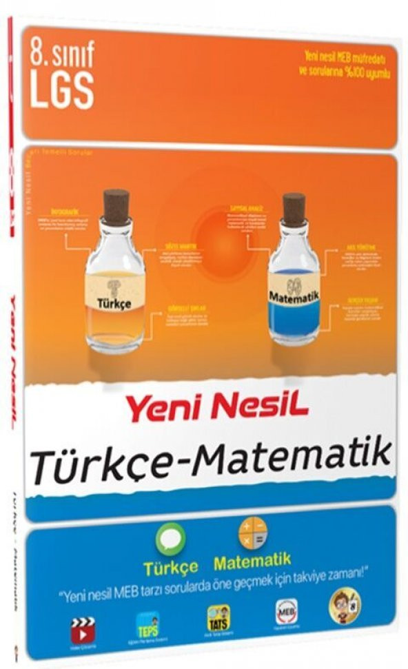 Tonguç Akademi 8. Sınıf Yeni Nesil Türkçe Matematik ürün görseli 1