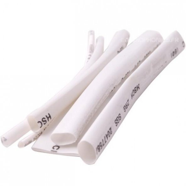 Isı ile 2/1 Daralan Makaron 2.5 mm - Beyaz - 200 Metre ürün görseli 1