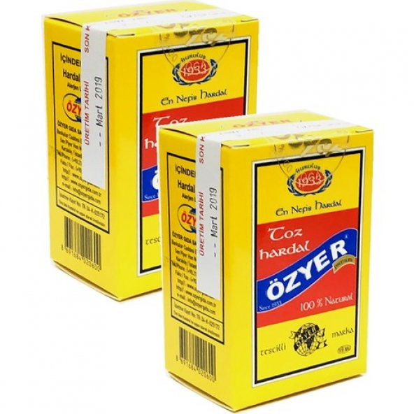Özyer Hardal Tozu 60 gr - 2 li ürün görseli 1