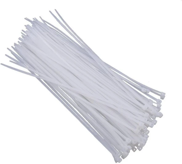 Plastik Kablo Bağı Beyaz 100x2,5mm (100Adet) ürün görseli 1