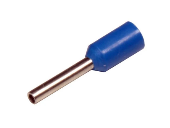 İzoleli Kablo Yüksüğü 0.75mm | Mavi | 1000 Adet | Alman Normu ürün görseli 1