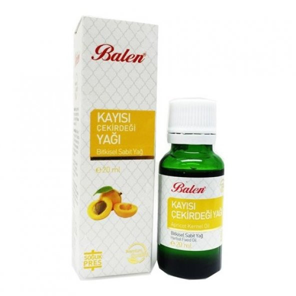 Balen Kayısı Çekirdeği Yağı 20 ml. (Soğuk Pres) ürün görseli 1